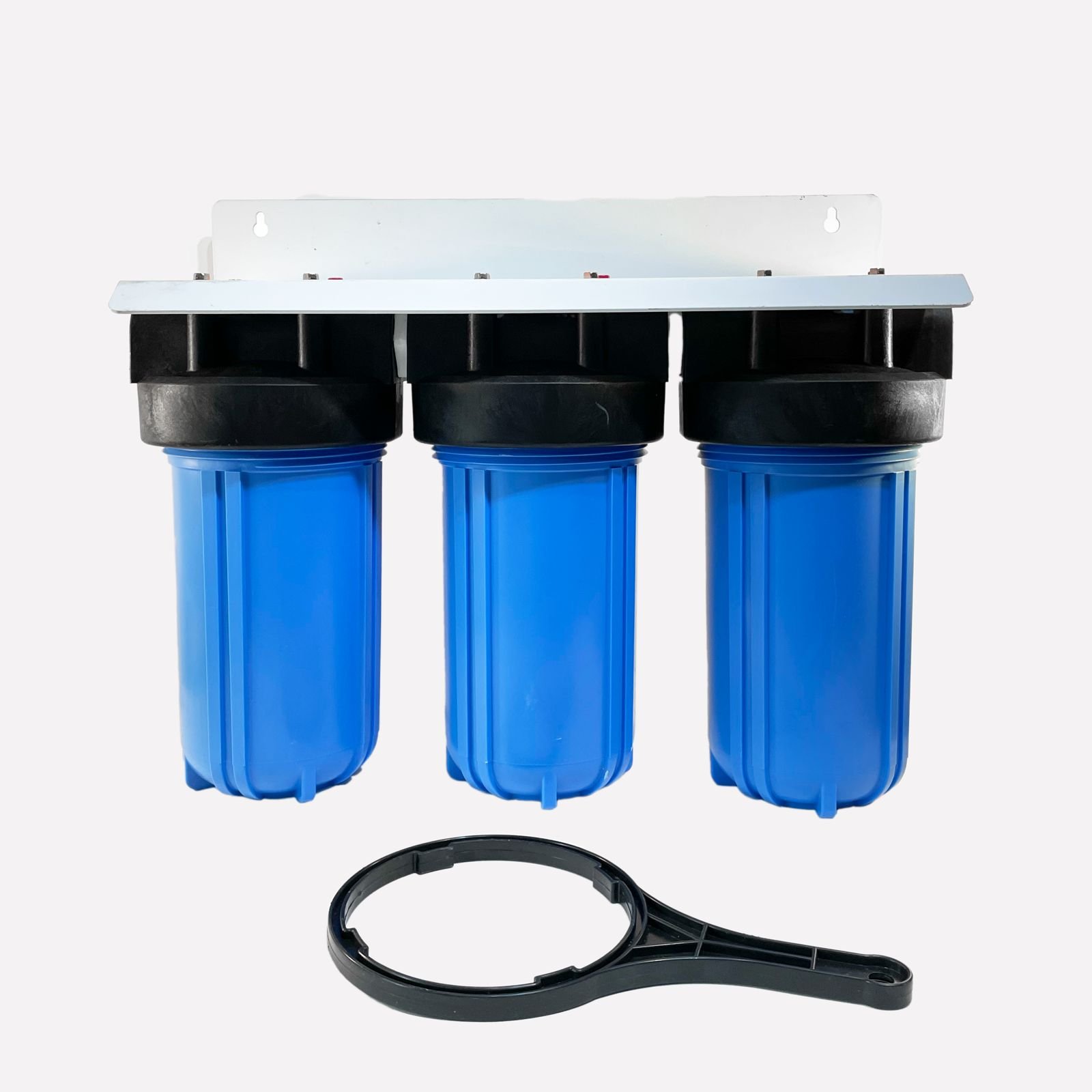 Filtro tripack de 1 ½” Sedimento, sarro y cloro